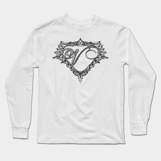 Super Sleek Style V Symbol Long Sleeve T-Shirt